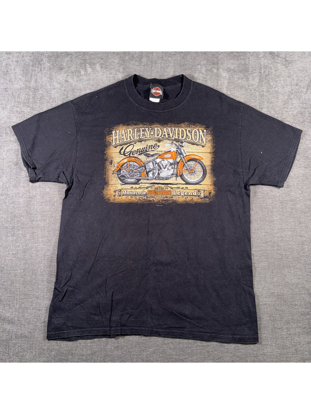 Harley-Davidson Genuine Motorcycle Legend Black T-Shirt Large